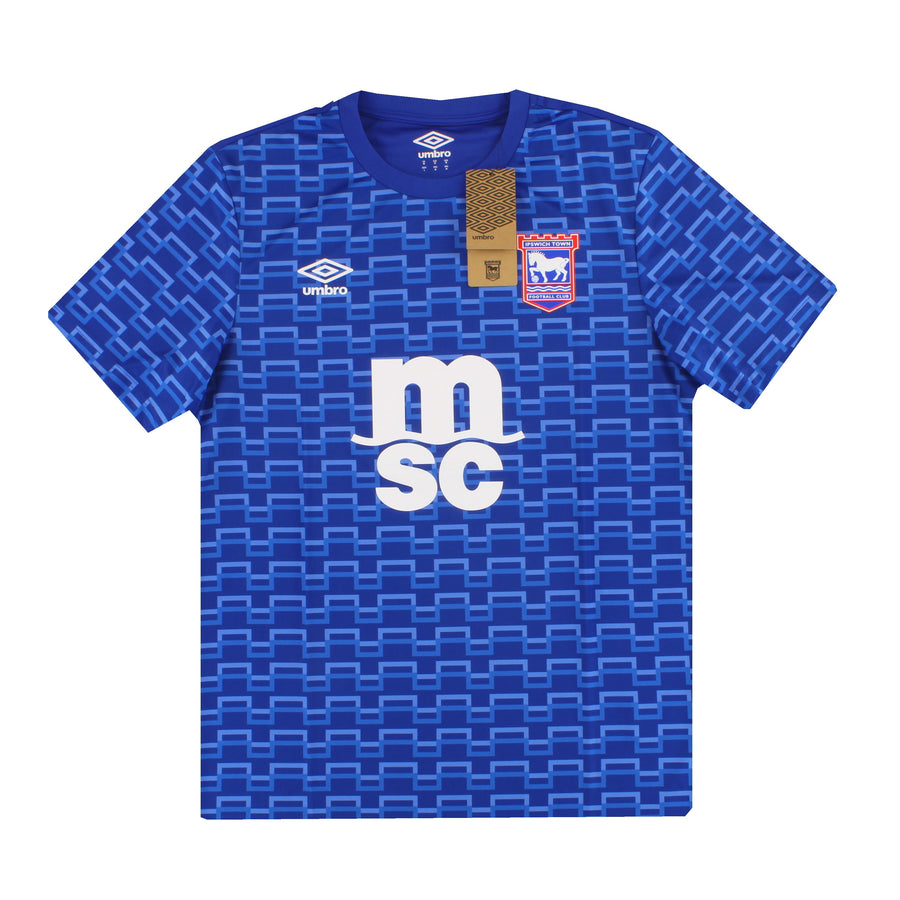 Camiseta prepartido Umbro Ipswich 2025-26 *Nueva en caja* XL