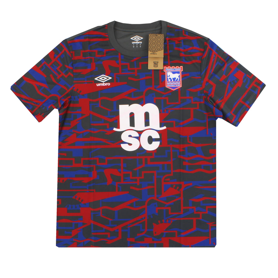 Camiseta Prepartido Umbro Ipswich 2025-26 *Nueva en Caja* M
