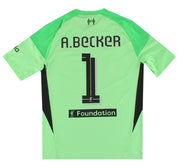 2025-26 Liverpool adidas CL Goalkeeper Shirt A.Becker #1 *w/tags* XL.B