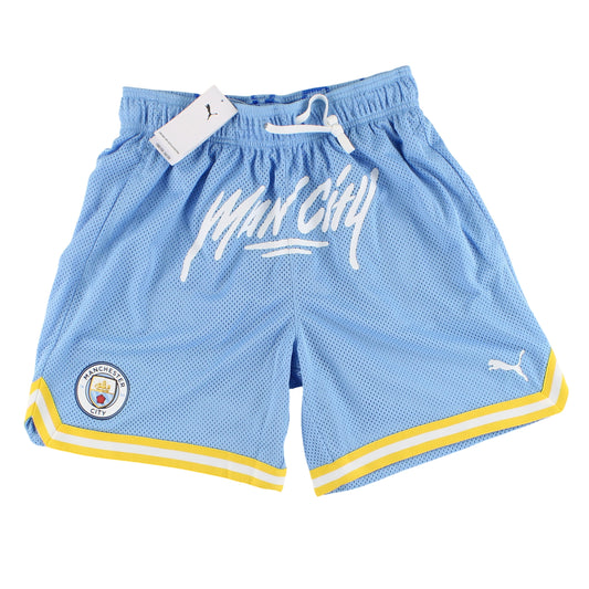 2025-26 Puma Hoops x Manchester City Reversible Basketball Shorts *w/tags* M