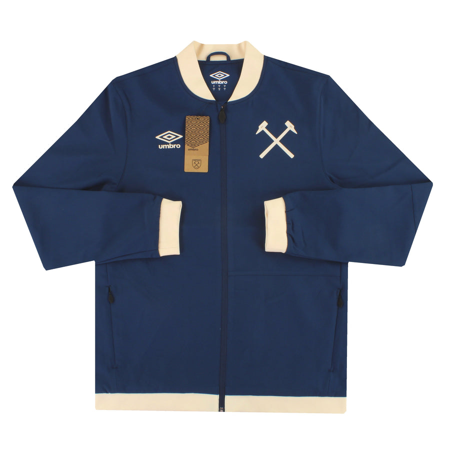 Chaqueta con cremallera de entrenamiento Umbro del West Ham 2025-26 *con etiquetas* Talla S