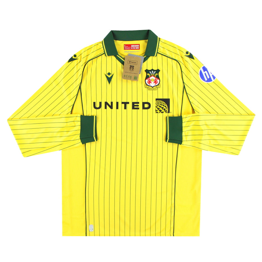 Camiseta de Visitante Macron Wrexham 2025-26 Manga Larga *Nueva en Caja*