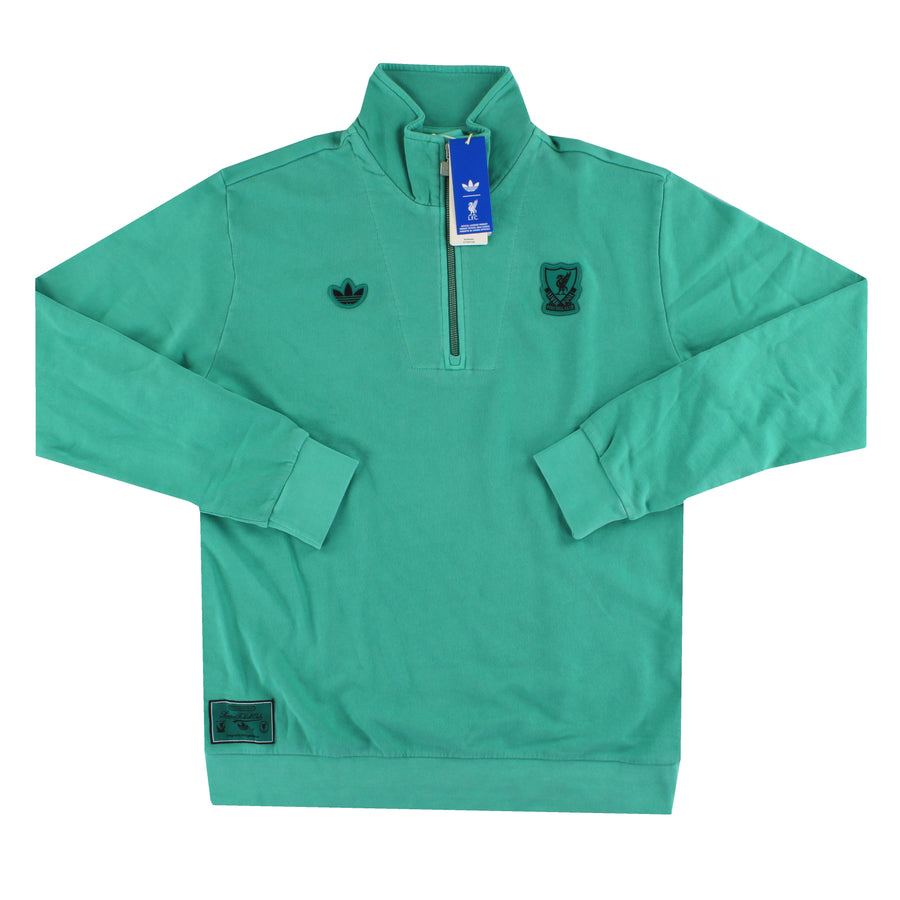 2025-26 Liverpool adidas Terrace Icons Half-Zip Top *w/tags* M