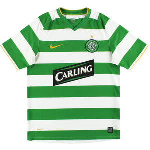 Celtic 2008-10 Home Shirt (L) McCourt #20 (Fair)_1