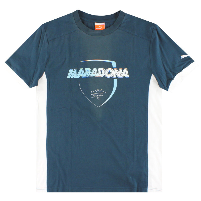 2010s Argentina Puma Maradona Camiseta Gráfica M