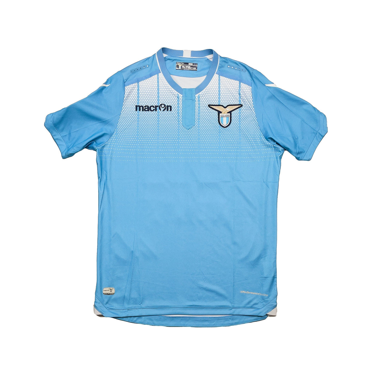 2015/16 LAZIO F.ANDERSON #10 *MATCH ISSUE* HOME SHIRT (M) MACRON