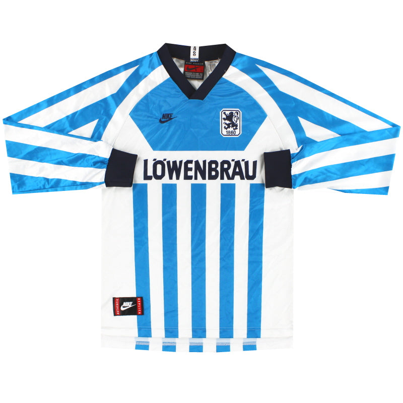1995-96 1860 Múnich Nike Camiseta de local manga larga XL.Niños