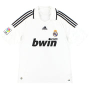 Camiseta de casa adidas del Real Madrid 2008-09 XXL