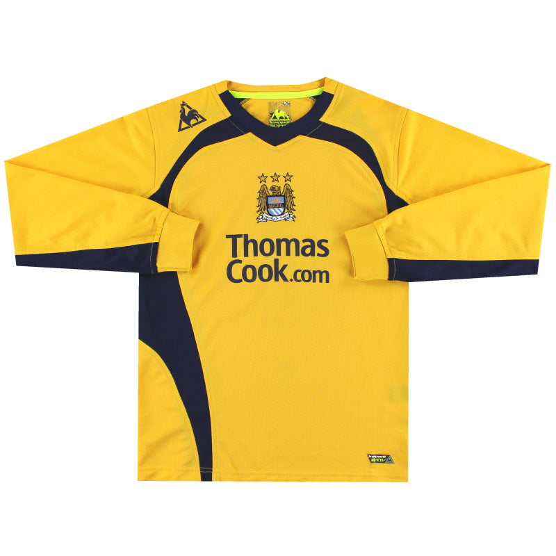 Camiseta de portero Manchester City Le Coq Sportif 2008-09 Talla XL.Niños