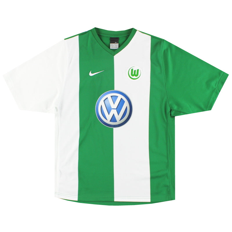2006-07 Wolfsburg Nike Home Shirt M - Classic Football Kit