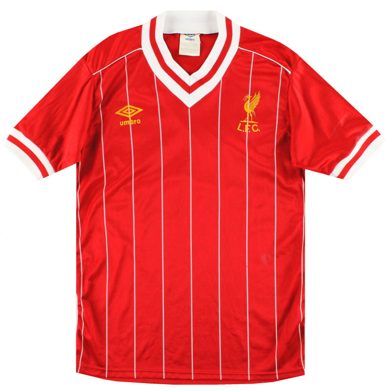 1982-85 Liverpool Umbro Home Shirt S - Classic Football Kit