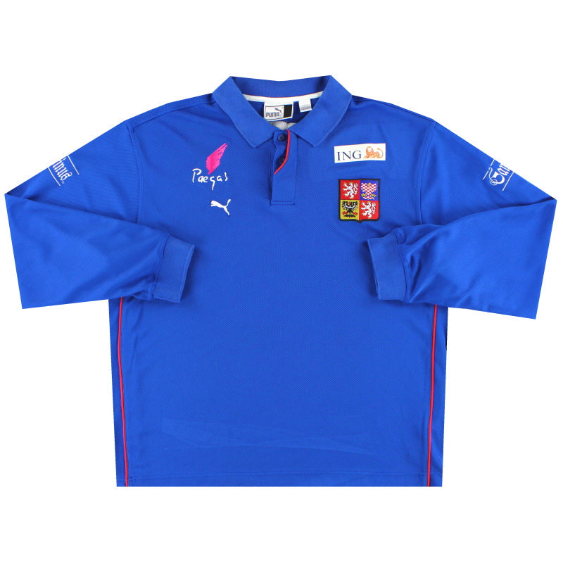 Camiseta polo Puma de jugador de la República Checa 2003-04 XXL