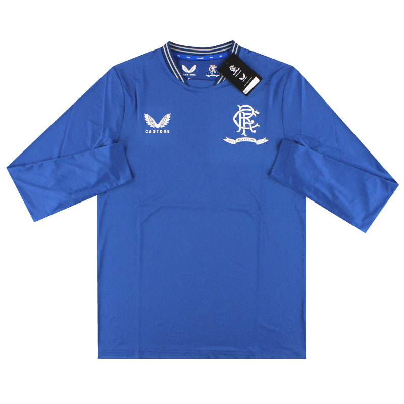 2022-23 Rangers Castore Travel Tee Manga Larga *BNIB* Talla S