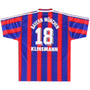 Camiseta local del Bayern Múnich 1995-97 adidas Klinsmann #18 XXL