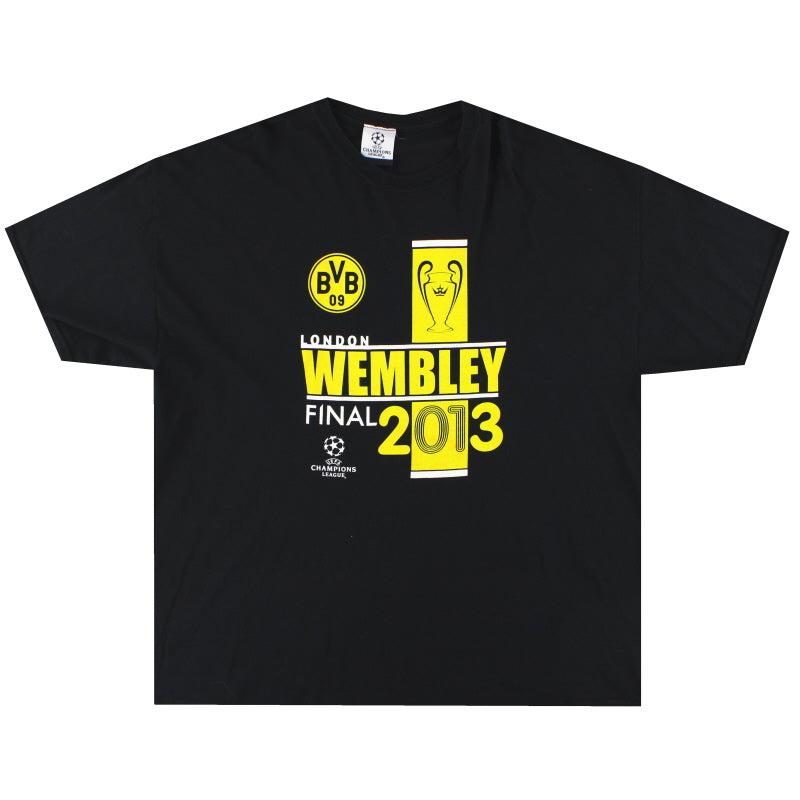 Camiseta gráfica XXL del Borussia Dortmund de la Liga de Campeones 2013