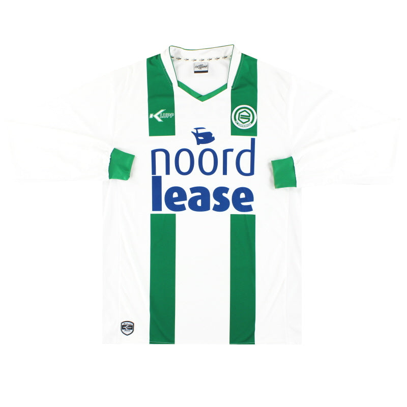 Camiseta de local 2009-10 FC Groningen Klupp manga larga *Impecable* XL