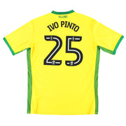 2016-17 Norwich City Errea Camiseta Local Ivo Pinto #25 XXL
