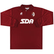 Camiseta de local de partido Torino Lotto de 1995-96, manga larga, talla L, #23