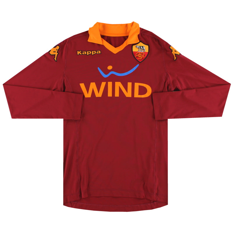 Camiseta de local de partido de la Roma Kappa 2012-13, *impecable*, manga larga #2