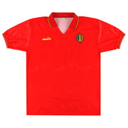 1992-94 Belgium Diadora Home Shirt XL - Classic Football Kit