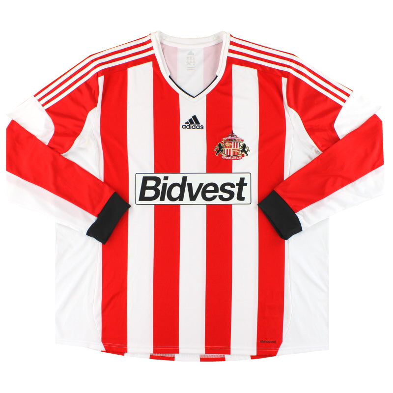Camiseta Local adidas del Sunderland 2013-14 Manga Larga XXXL