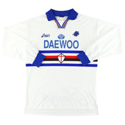 1997-98 Sampdoria Asics Away Shirt LS XL - Classic Football Kit