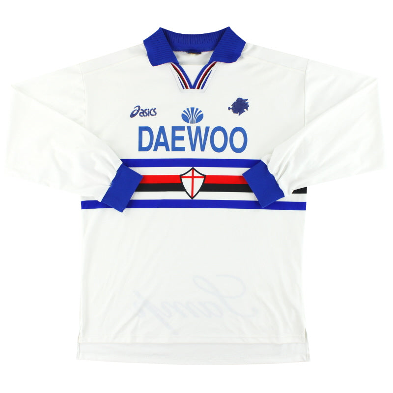 1997-98 Sampdoria Asics Away Shirt LS XL - Classic Football Kit