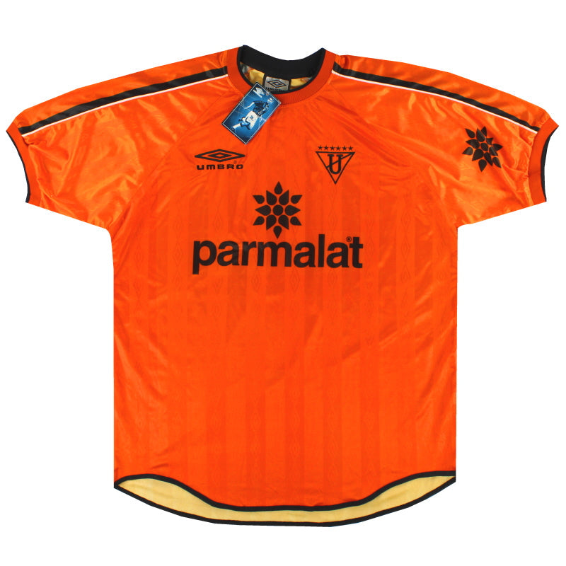 Camiseta Umbro visitante LDU Quito 2001 *con etiquetas* XL