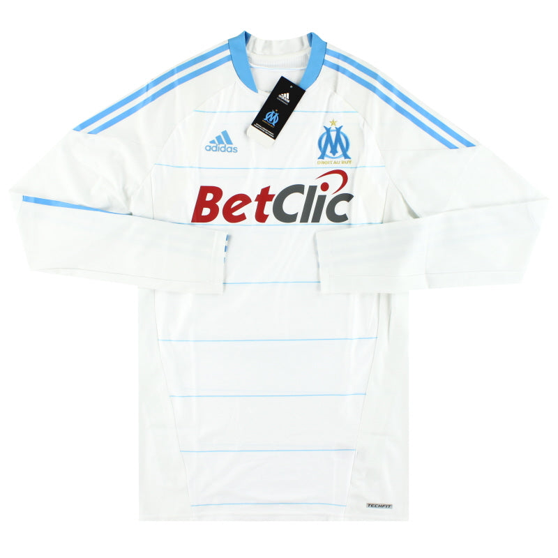 Camiseta de la primera equipación del Olympique de Marsella adidas de jugador de la temporada 2010-11 *con etiquetas* Talla XL