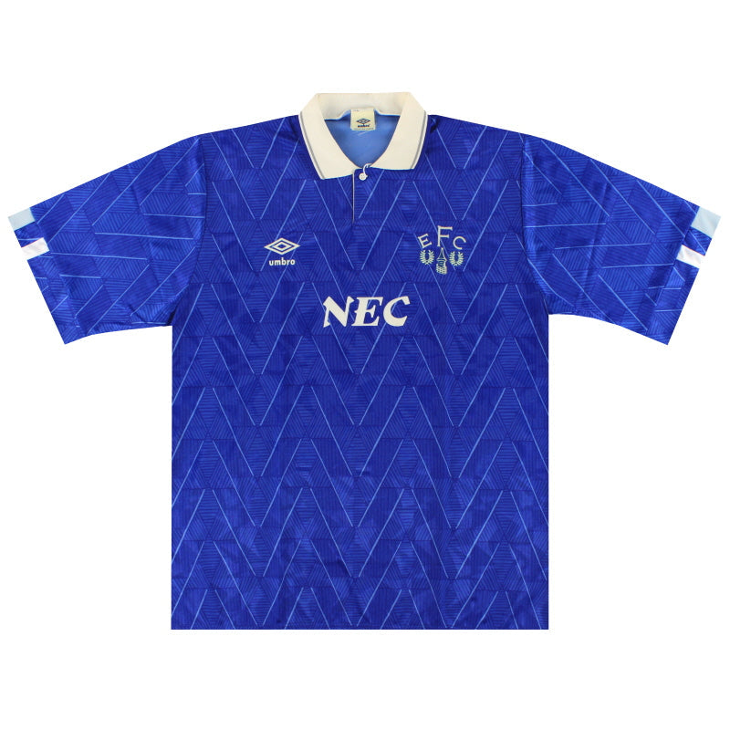 Camiseta Umbro Home del Everton 1989-91 L