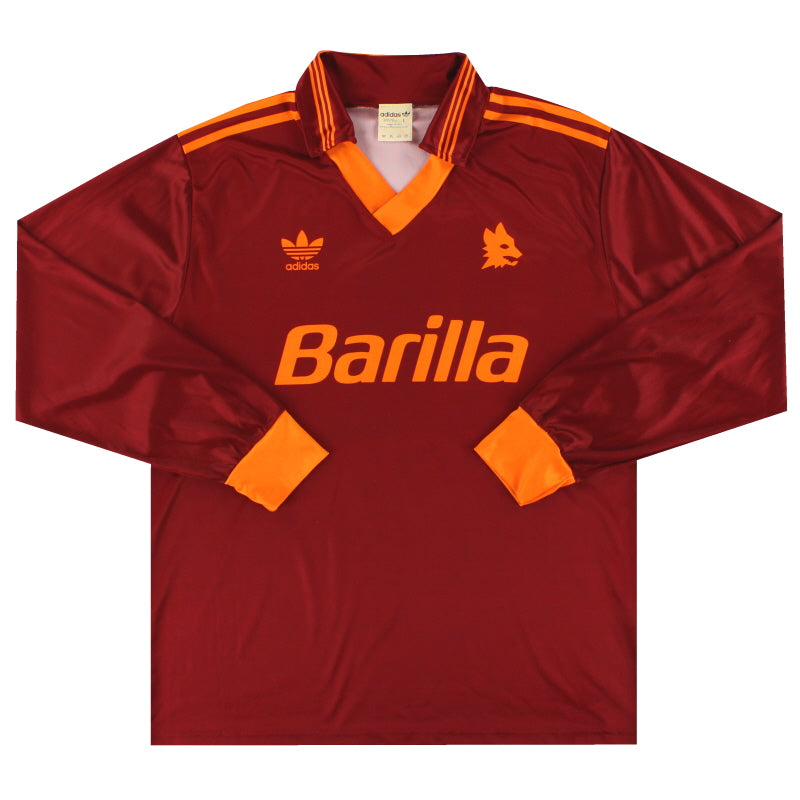 Camiseta de local Roma adidas 1992-94 L/S L