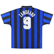 1996-97 Inter de Milán Camiseta Umbro Local Zamorano #9 XL