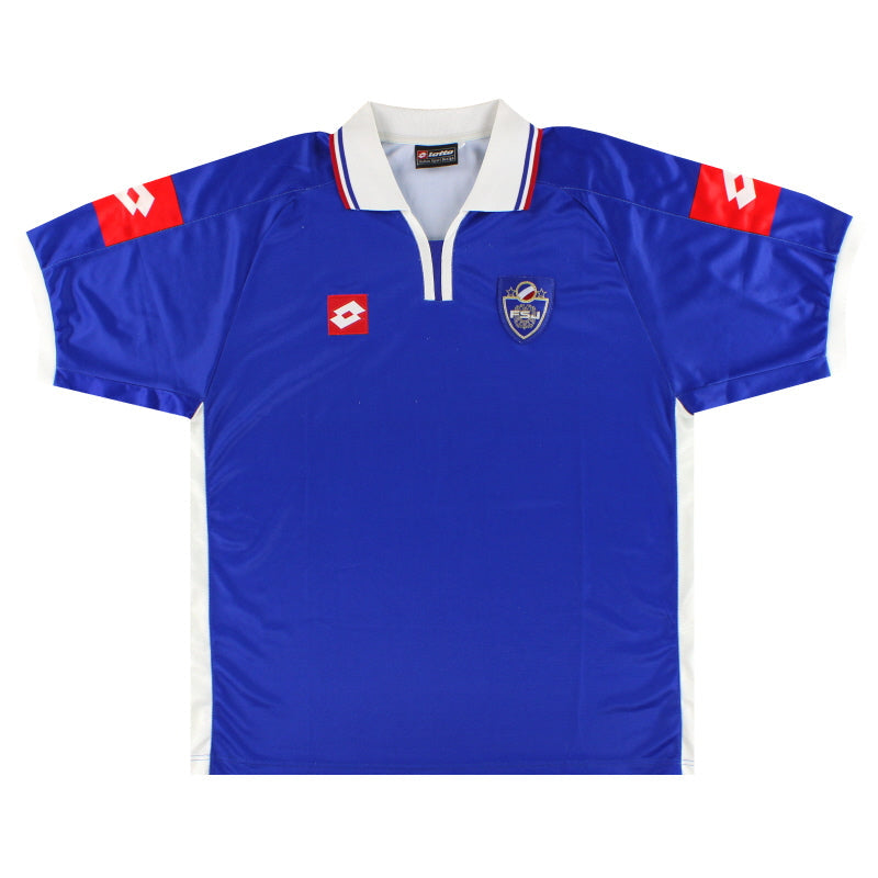 Camiseta de local Lotto Yugoslavia 2002-03 L