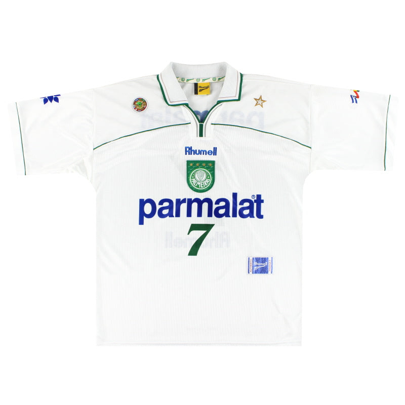 Camiseta de visitante del Palmeiras de 1999 #7 *Impecable* XL