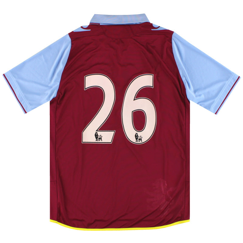 2012-13 Aston Villa Macron Camiseta Local #26 M