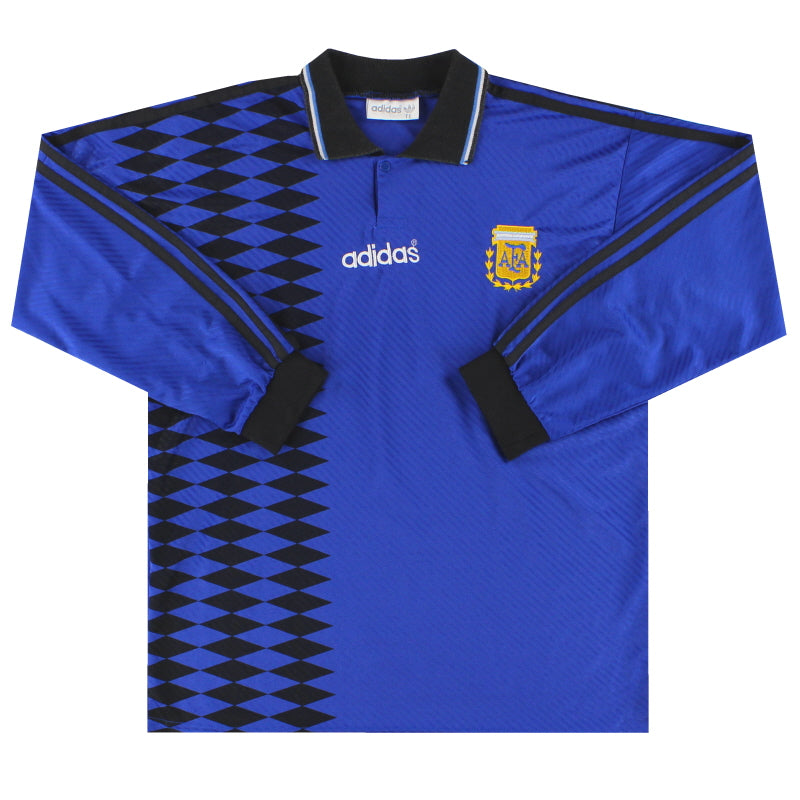Camiseta adidas Argentina Segunda Equipación Manga Larga 1994-95