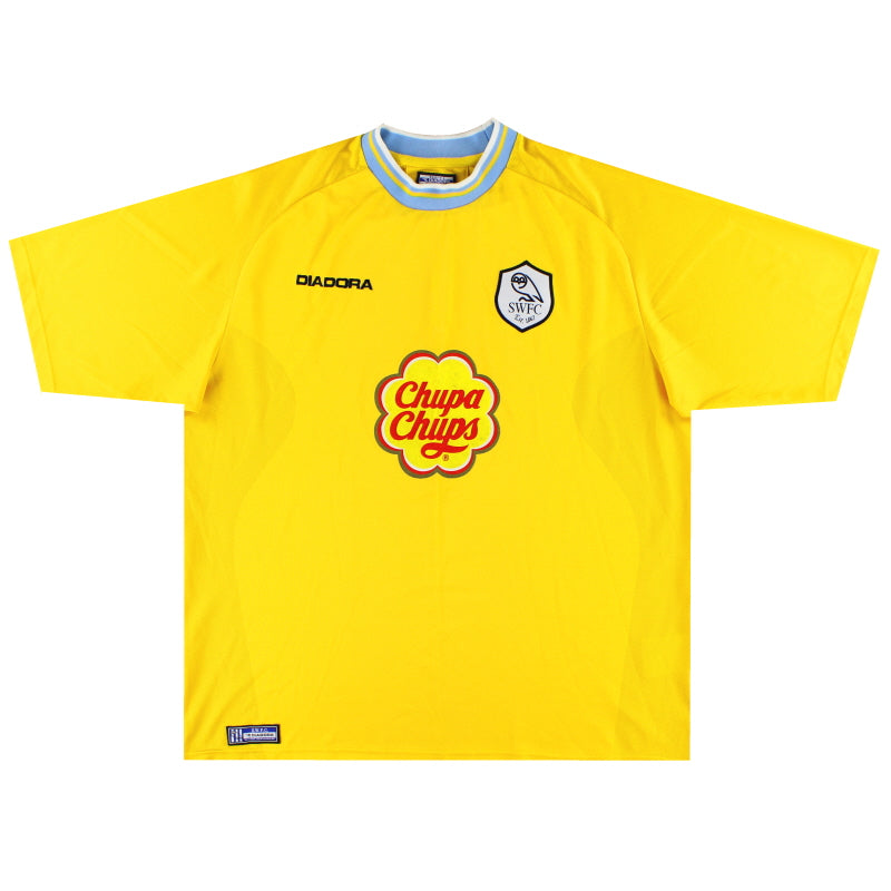 2001-02 Sheffield Wednesday Diadora Camiseta Visitante *Impecable* XL