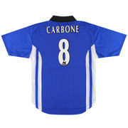 1999-00 Sheffield Wednesday Puma Camiseta de casa Carbone #8 *con etiquetas* M