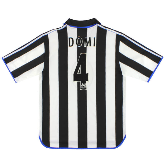 1999-00 Newcastle adidas Home Shirt Domi #4 *Mint* L