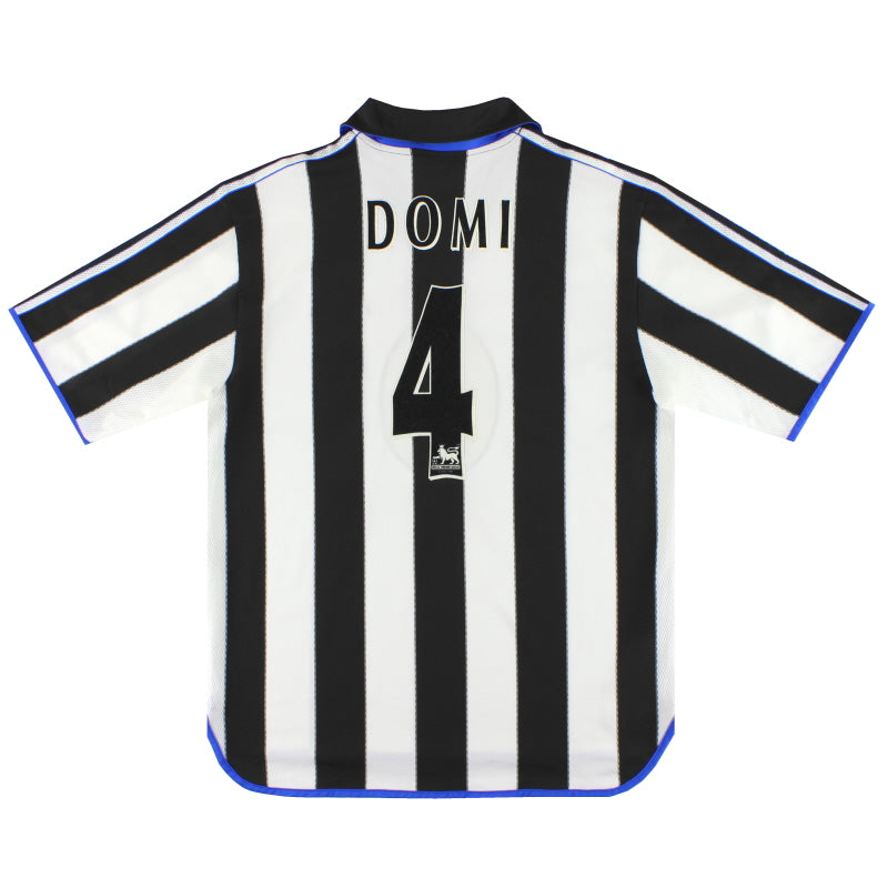 Camiseta de casa adidas Newcastle 1999-00 Domi #4 *Impecable* L