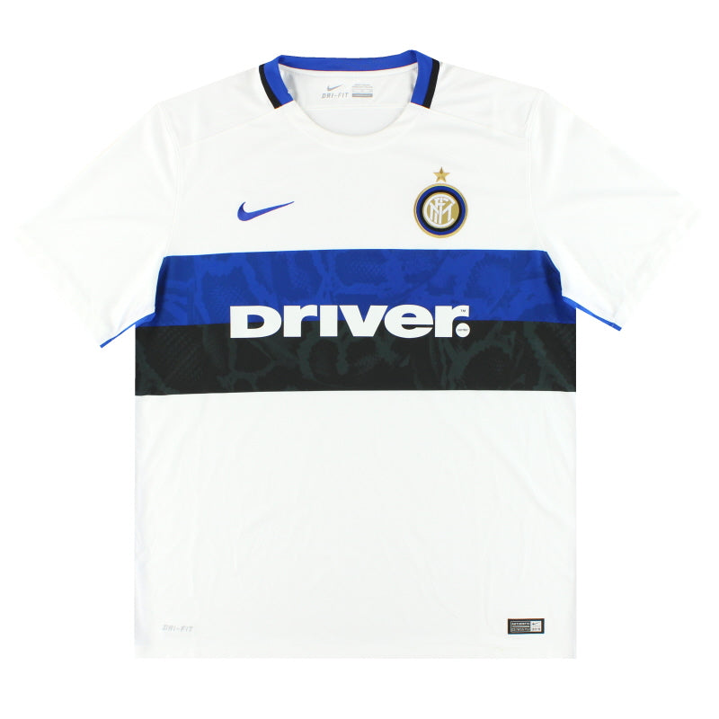 Camiseta de visitante Nike Inter de Milán 2015-16 *Impecable* XL