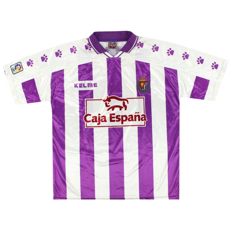Camiseta Kelme del Real Valladolid local 1996-97 XL