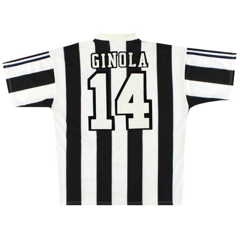 Camiseta Newcastle adidas de casa 1995-97 Ginola #14 XL