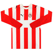 Camiseta Puma de local Olympiakos 2006-07 manga larga XL