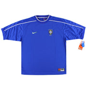 1998-00 Brasil Nike Camiseta Visitante *con etiquetas* XL