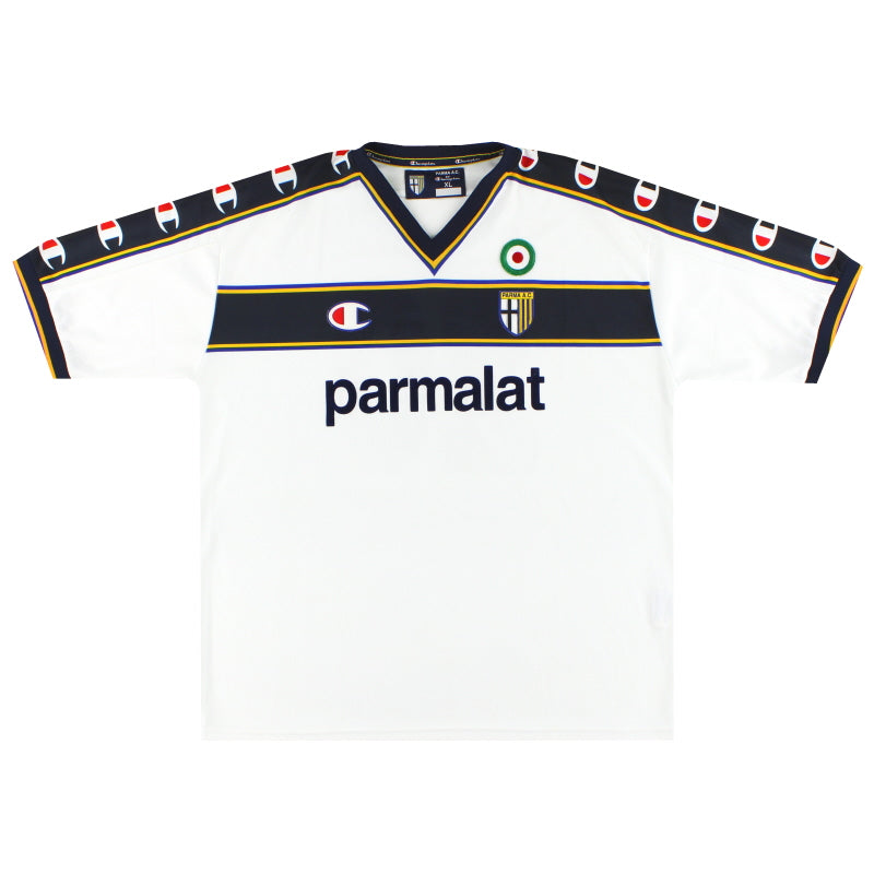 2002-03 Parma Champion Camiseta Visitante #20 XL