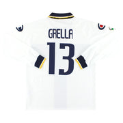 2005-06 Camiseta local del Parma campeón, manga larga, Grella #13 *Como nueva* XL