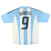 2002-04 Argentina adidas Camiseta Local Batistuta #9 L