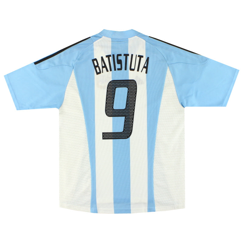 2002-04 Argentina adidas Camiseta Local Batistuta #9 L