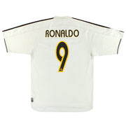 Camiseta de Casa adidas del Real Madrid 2003-04 Ronaldo #9 M